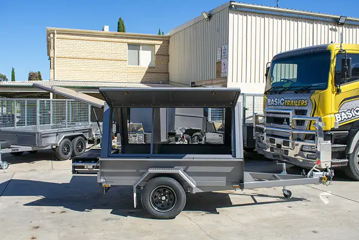 7x5 Tradie Enclosed BBQ Trailer 7x5 Tradie Enclosed BBQ Trailer